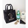 FREAKS STORE Snoopy Puffy Cubic Bag 25AW Tote Silver Black