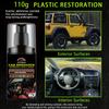 Allgemeines Kunststoffreparaturwachs für Autos - tief nährende Anti-Aging-Creme zur Aufbereitung von Autointerieur und -exterieur, UV-Schutz