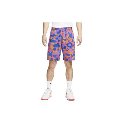 Club Fleece Ripped Print Straight Leg Drawstring Shorts Men Shorts Purple DX0804-551
