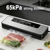 New Commercial Vacuum Sealer with 50 Sealer Bags,Food Preservation 65KPA Strong Suction Compression Device for Dry and Wet Items