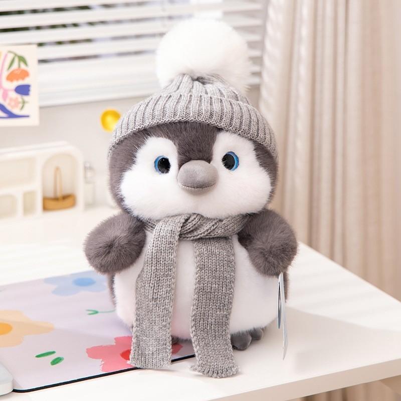 Plush Toy Penguin  Cartoon  Animal Stuffed Doll Gift Collectibles Room Cushion