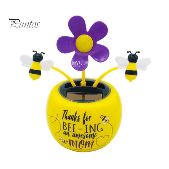 Ornament Car Auto Swinging Solar Energy Vivid Multiple Styles Fidget Toy Decor Interior Decoration Colorful Animated Bobblehead Dancer Dashboard for