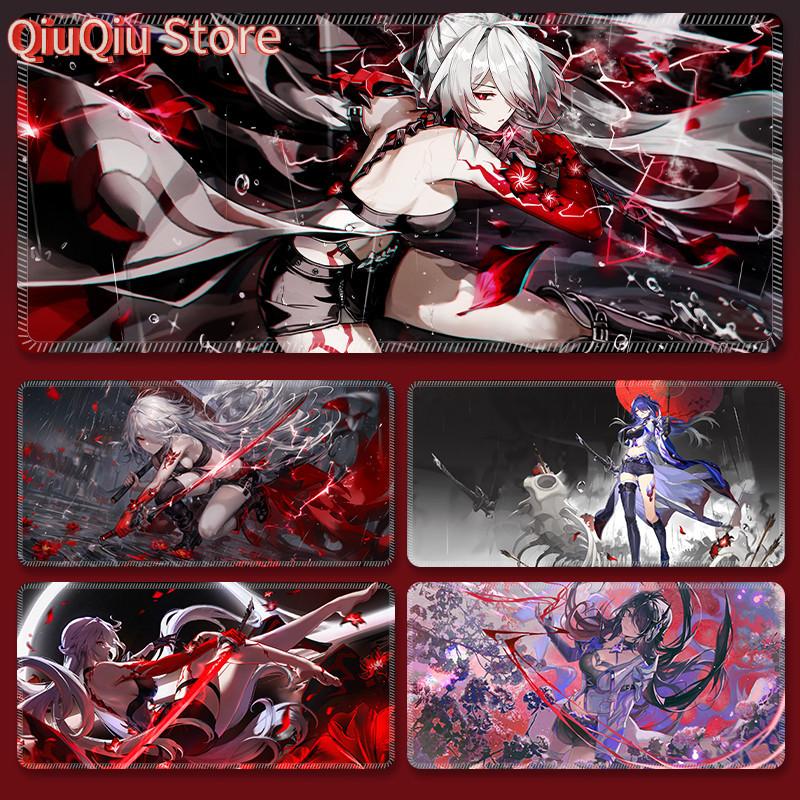 Acheron Mouse Pad XXL Honkai Star Rail Anime Desk Mat Cartoon Esports Game Office Locking Mouse Pads