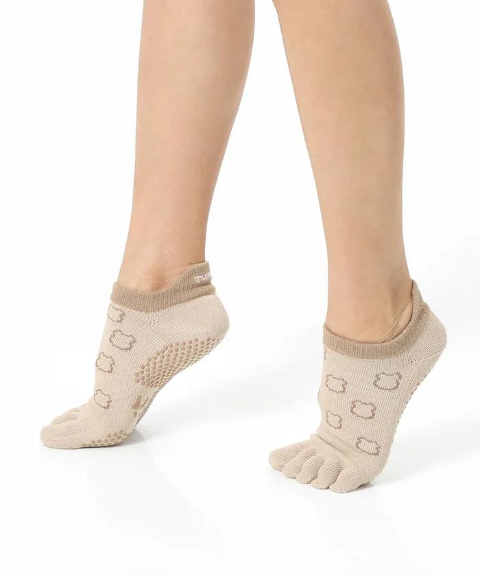 Pilates Yoga Non-slip Toe Socks Teddy