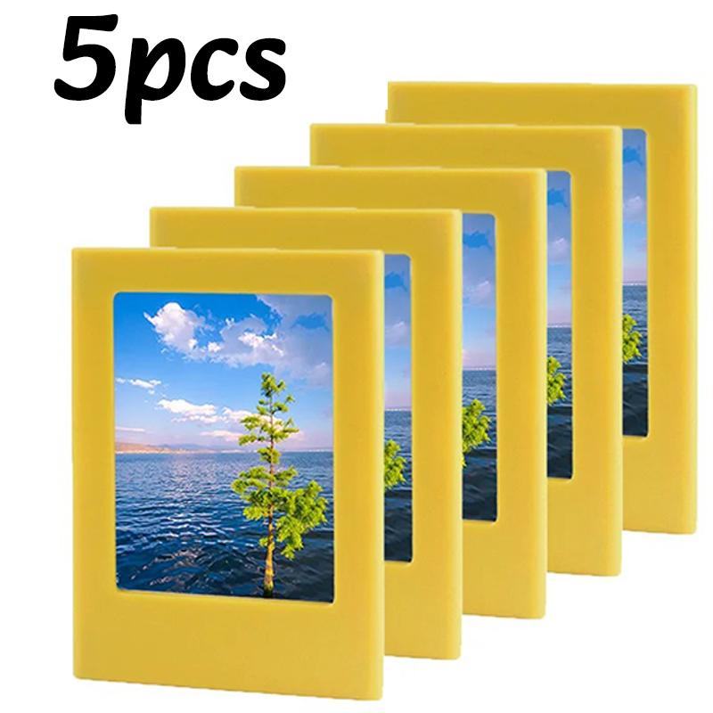 1/5 STuks Magnetisch Fotolijstje Koelkastmagneetjes Leuke Koelkast Magneet Kleine Fotolijstjes Voor Mini Filmvelletjes Huis Kantoor Decoraties