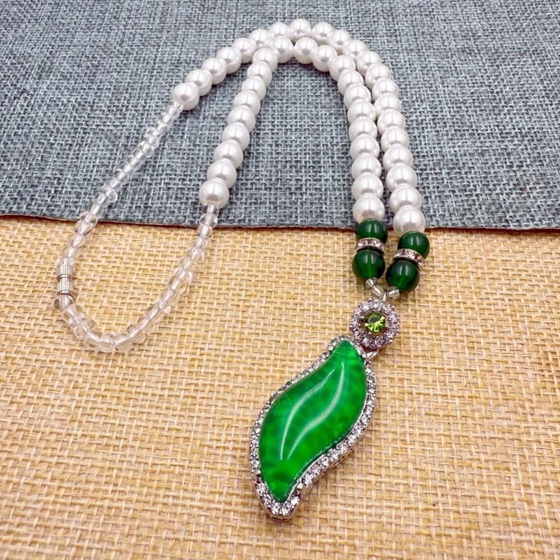 Chinese Style Pearl Guanyin Buddha Necklace Pendant Exquisite Versatile Sweater Chain Fashion Jewelry Mother'S Day Gift