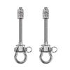 Threaded Shaft Swing Hook Stainless Steel Sandbag Hook Hanging Chair Hammock Hook  Yoga Gym