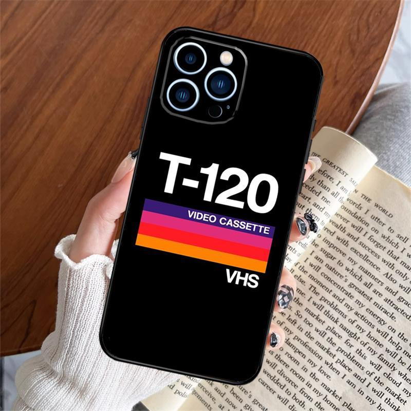 

Retro VHS Tape Phone Case For iPhone 17 Pro Max 11 14 15 16 Pro Max Plus 12 13 mini 16e 17 Air Back Cover For iPhone 17Pro MAX