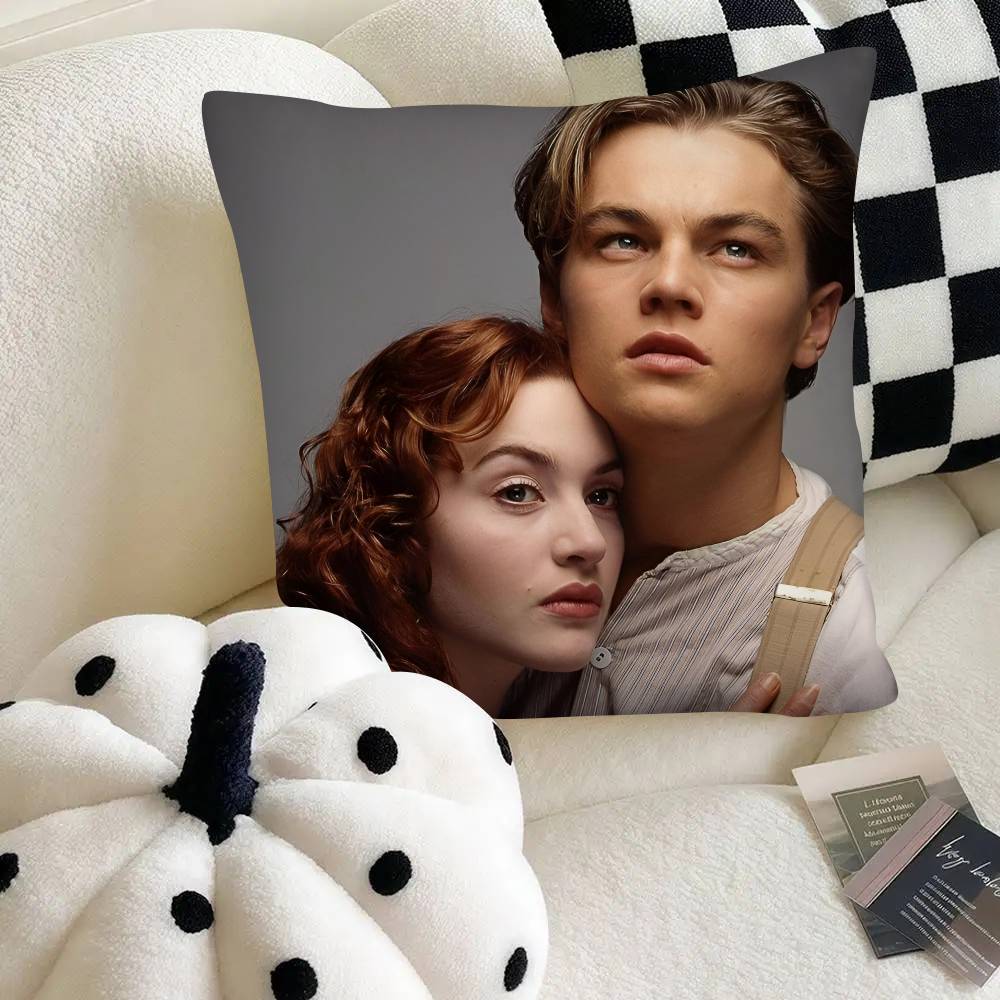 Movie Titanic Pillow Case Fashion Square Pillowcase Bedroom Sofa Room Ins Decoration Leisure