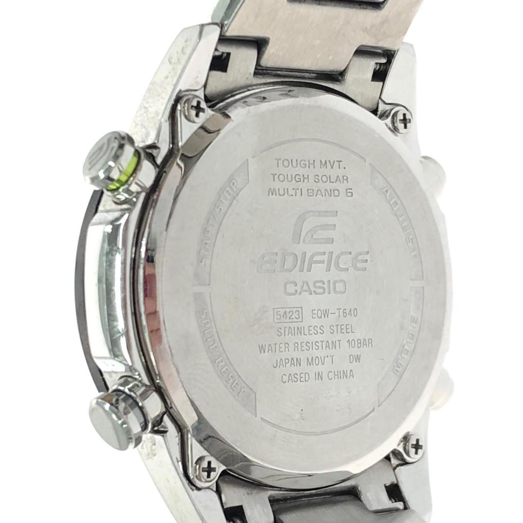 Used CASIO Men's Watch Chronograph Radio-Controlled Solar EDIFICE EQW-T640