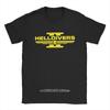 T-shirts Homme Jeu Vidéo Scifi Helldivers Vintage Coton Col Rond Manches Courtes 4XL Vêtements