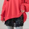 Transparent Lace Underskirt Slips High Waist Lining Petticoat Women  Spring