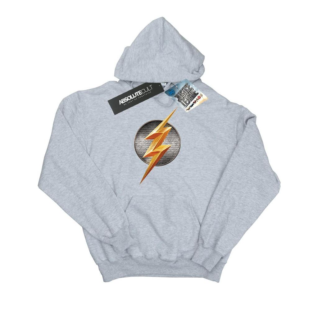 DC Comics Mens Justice League Movie Flash Emblem Hoodie