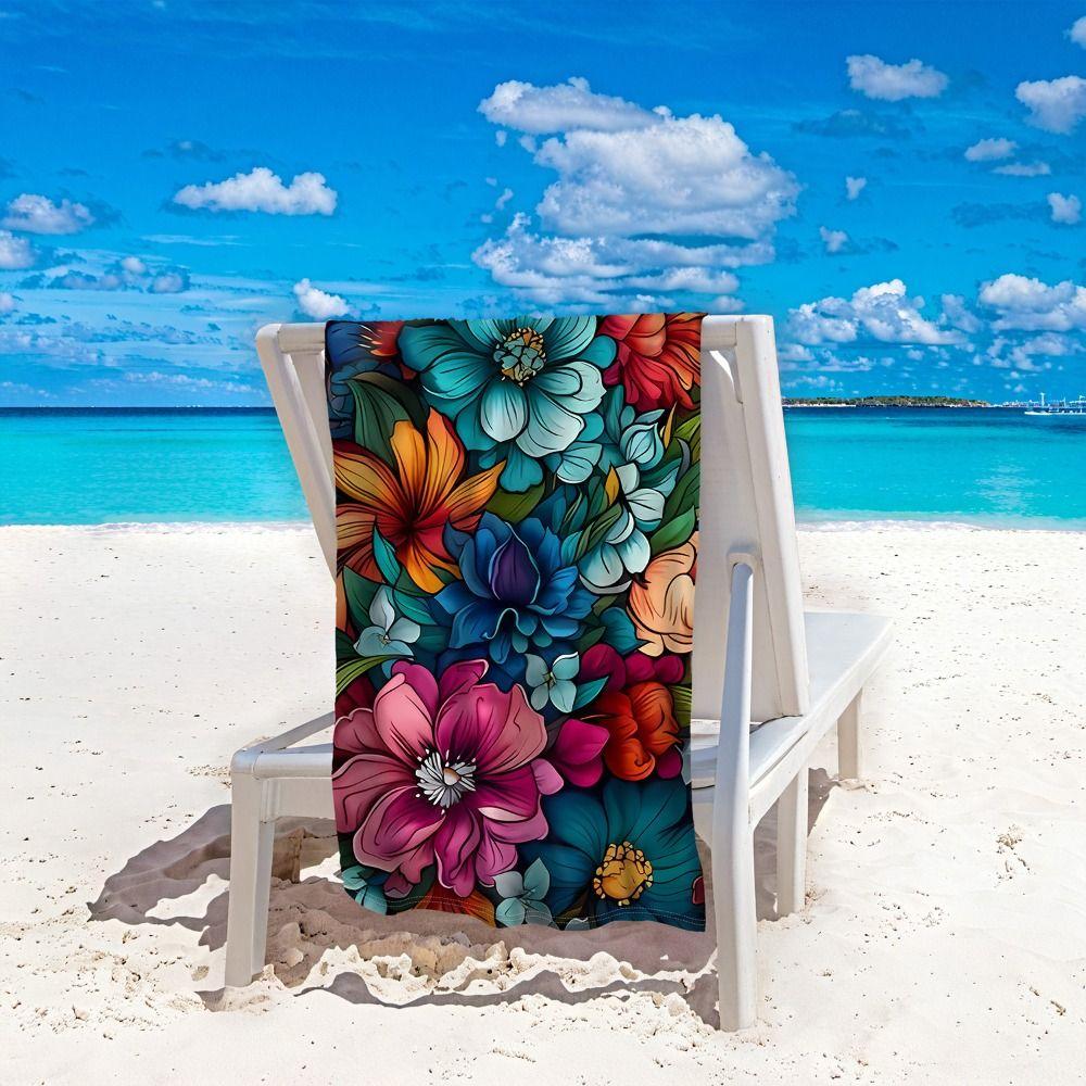 Quick Drying Pool Towel Large Size Microfiber Blanket Bath Towel Oversized Beach Towel  Outdoor