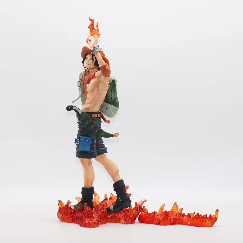 25CM Anime One Piece Portgas D Ace Figure BWFC World Figure Colosseum 10th See You Again Wave Ace Zoukei Ou Action Figure PVC