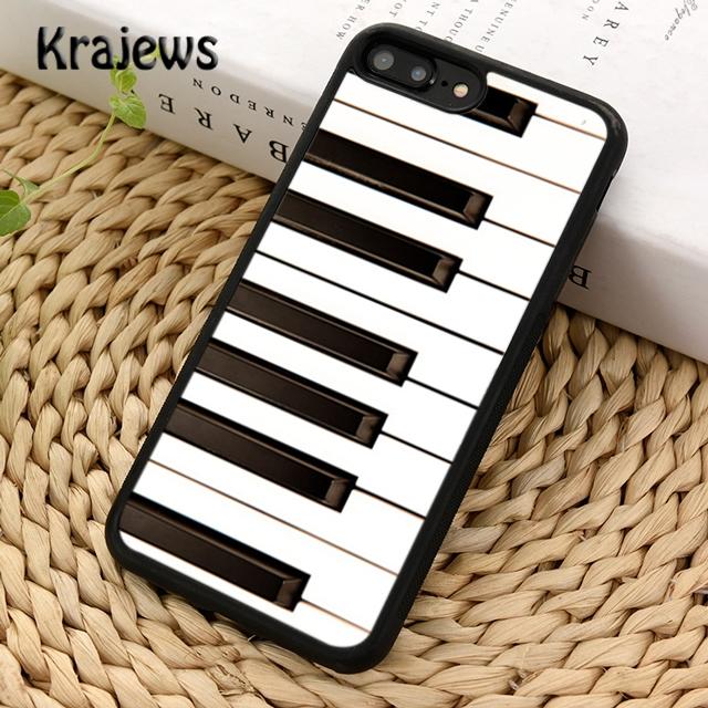 

Krajews Piano Keyboard Keys Soft Phone Case Cover For iPhone 17 Air 16 15 14 plus 11 12 13 pro max Plus coque Fundas iPhone 13