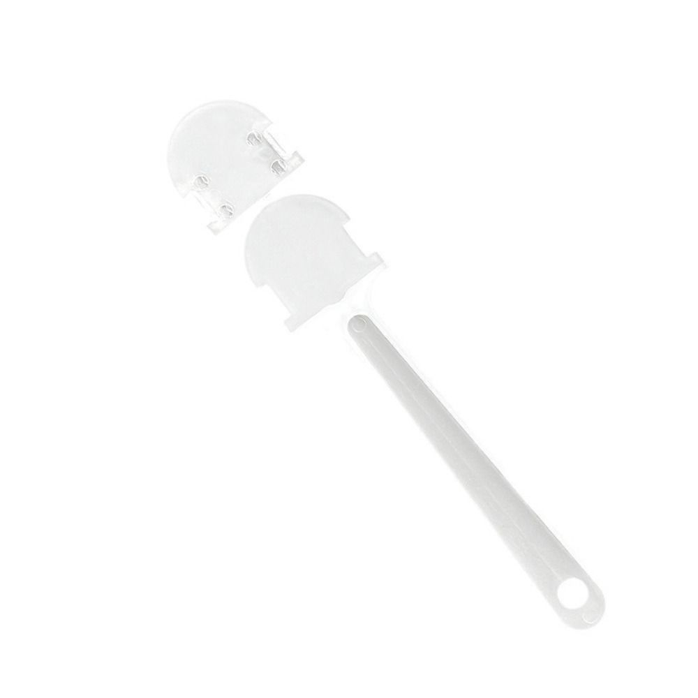 10Pcs Transparent Hand Fan Handle Mini Kindergarten Fan Handle Fan Handle Replacement