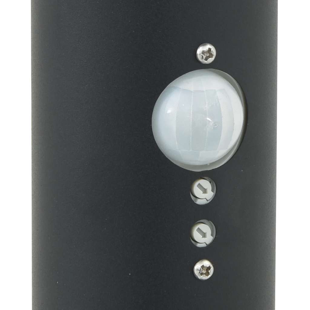Bollard Lights with Sensor & Socket Set of 3 110 cm Stainless Steel IP44