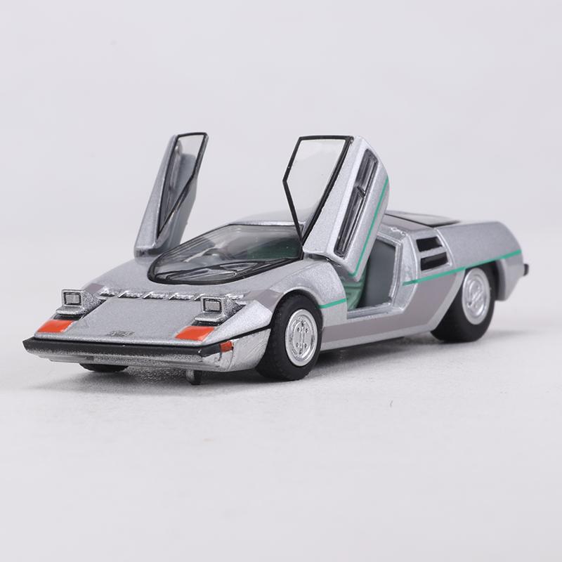 SHADOW 1:64 Dome Zero Scissor Door Supercar Alloy Model Car Can Turn On The Lights And Open TheDoor