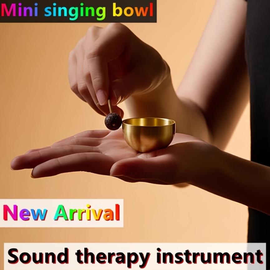1set Tibetan Singing Bowl,Handcrafted Copper Meditation Bowl,with Mallet and Ball Included,for Sound Healing and Meditation