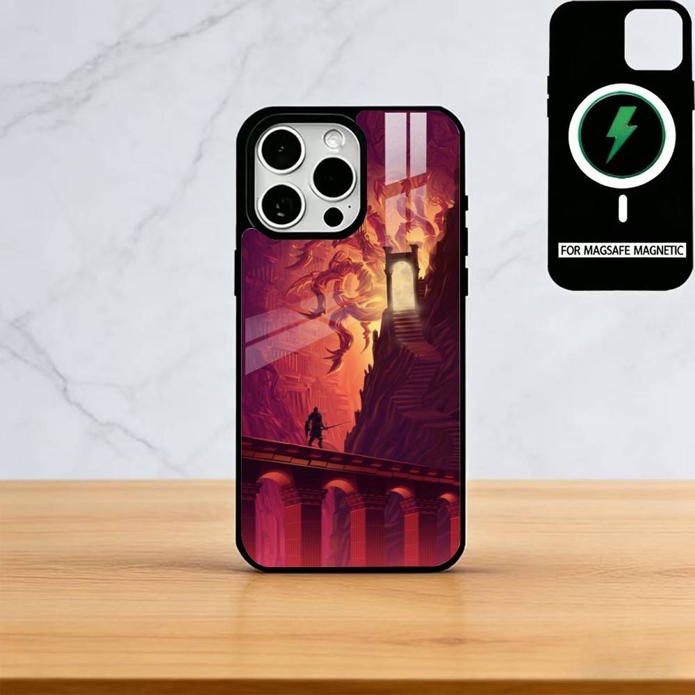 Video Game Reference Art Phone Case For iPhone17,16,15,14,13,12,11 Plus,Pro Magnetic with Magsafe Wireless Charging