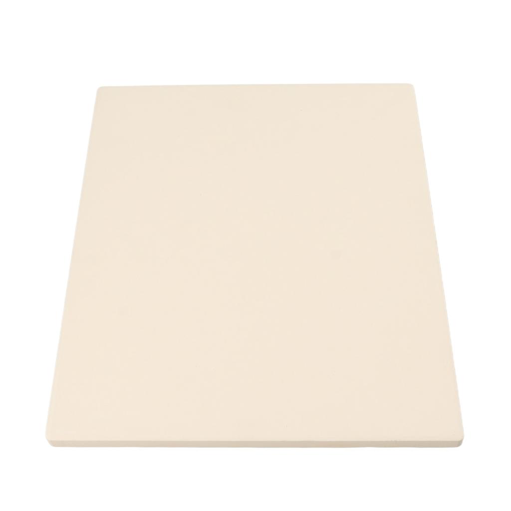 Rectangular Pizza Stone 12x15in Uniform Heat Distribution Easy To Clean Cordierite Baking Stone for