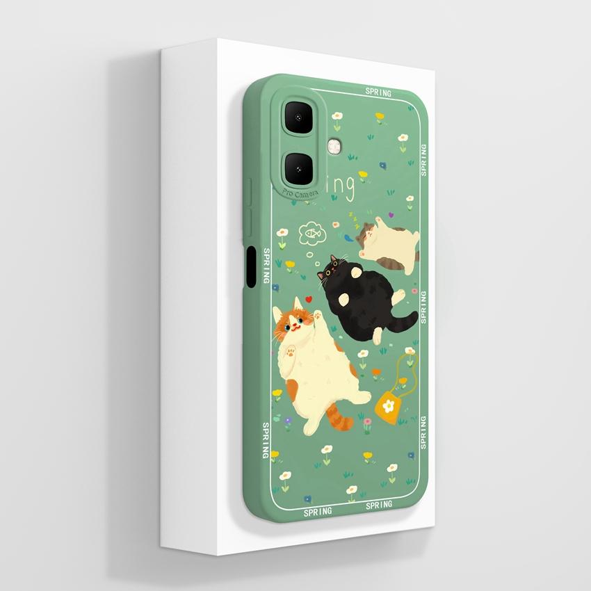 For Infinix Smart 10 7 9 8 Zero 30 40 Shockproof Silicone Bumper Phone Bags Fashion Astronaut Pattern Liquid Silicone Anti Slip Shell For Infinix Case