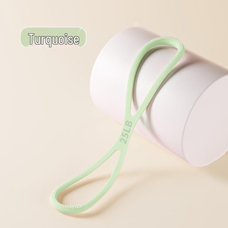 8-Shaped High Elastic Resistance Band for Shoulder and Back Home Fitness (Silicone Material)