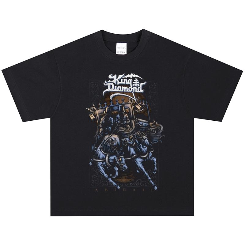 King Diamond T-Shirt, Soft Fabric Casual Daily Wear XL