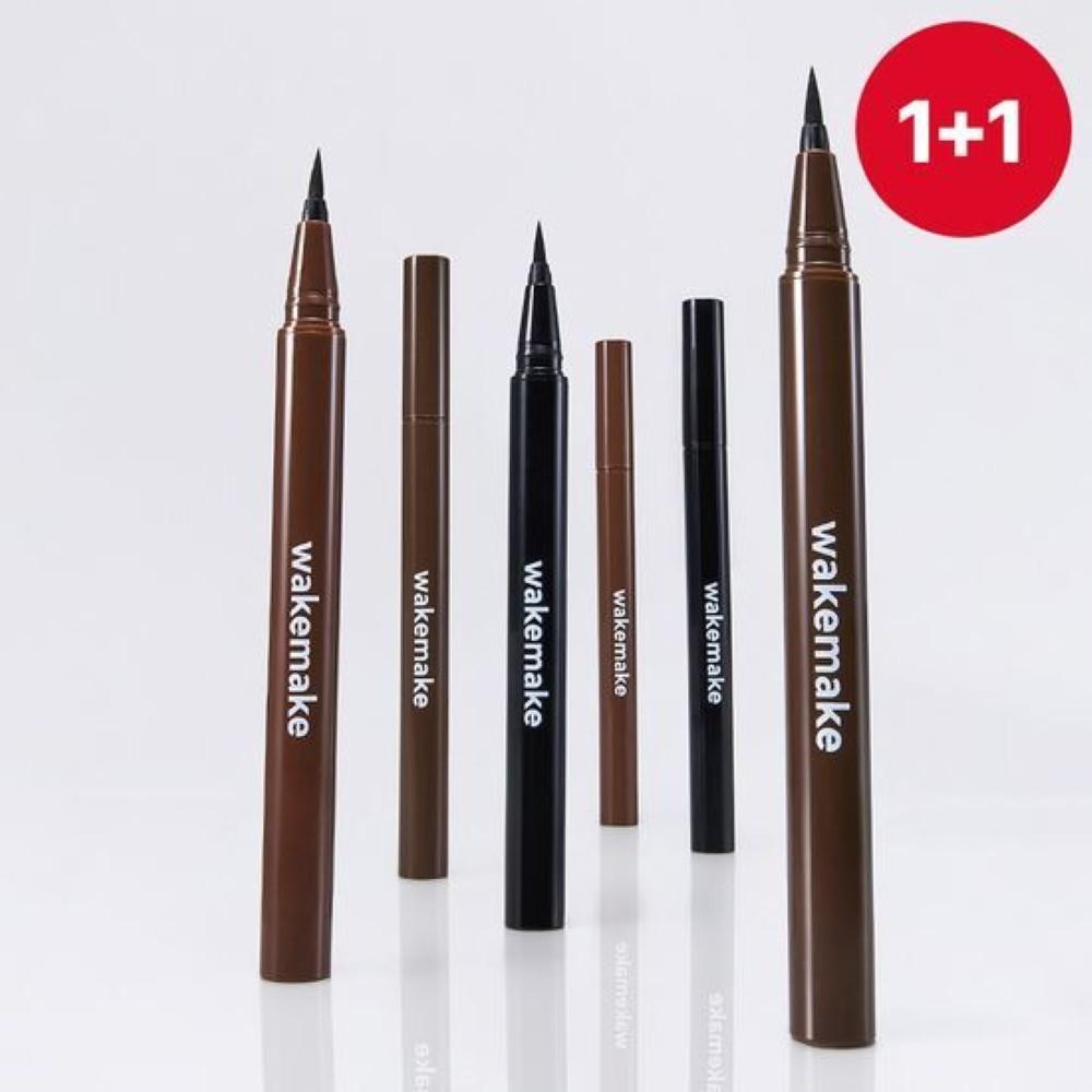 WAKEMAKE Any-Proof Pen Eyeliner 1+1 Set (New)