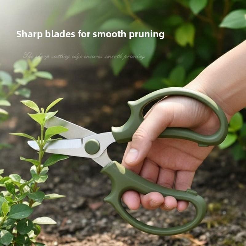 Garden Pruning Scissors With Stainless Steel Blades For Flower Arranging And Plant Maintenance