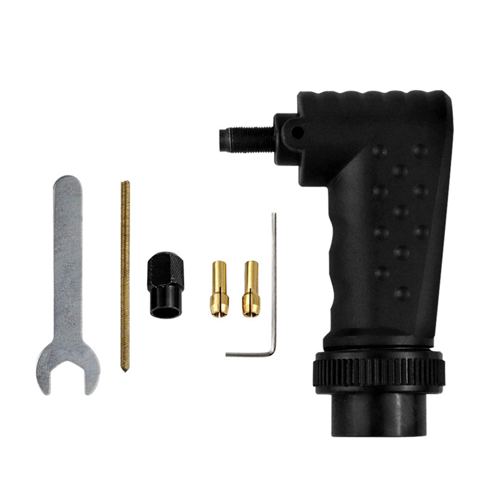 

Professional Universal Grinder Accessory With 90 Degree Angled Head Optimizes For Furniture Repair Model Making Tasks 1