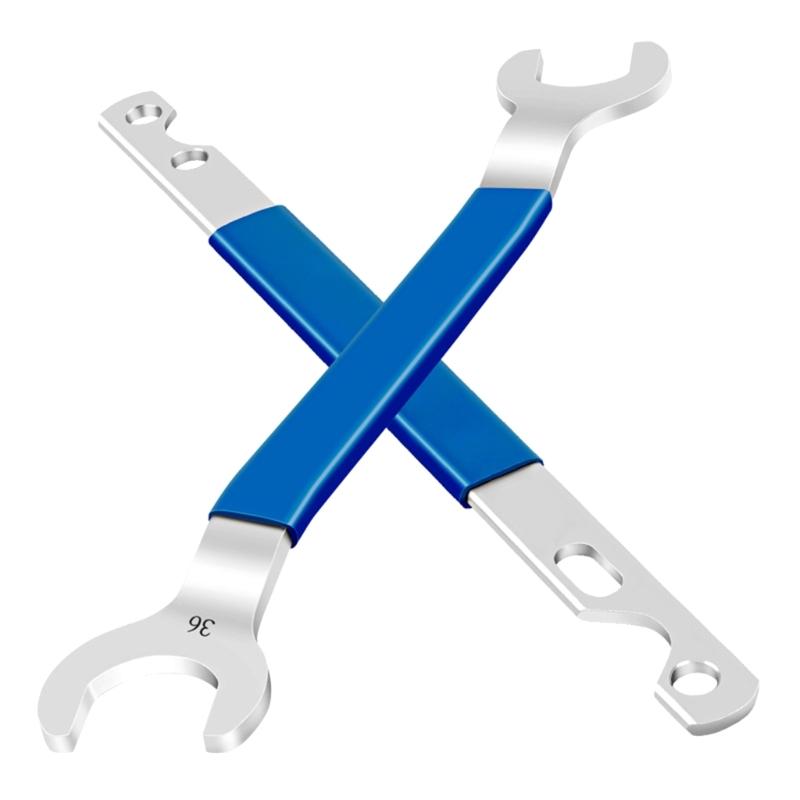 

2Pcs Fan Clutch Nut Wrench and Clutch Bracket Removal Tool Kit 32mm 36mm Fan Clutch Wrench Car Accessories Replacement 1