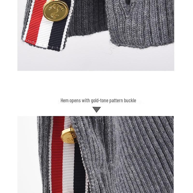 BROWIN2025 Autumn Urban Wool V-neck Cardigan Sweater