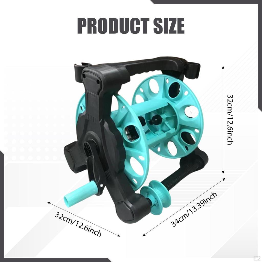 Garden Hose Reel Cart Gardening Tool Outdoor Cleaning Stable Structure Car Washing Outside Heavy