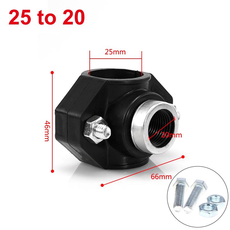 Water Pipe Splitter Clamp Easy Install 1/2'' Female Thread Connector for Agricultural Irrigation Pipe Fitting