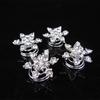 3Pcs/10Pcs Wedding Party Bridesmaid Hair Jewelry Bridal Bride Blue Crystal Spiral Hair Pin