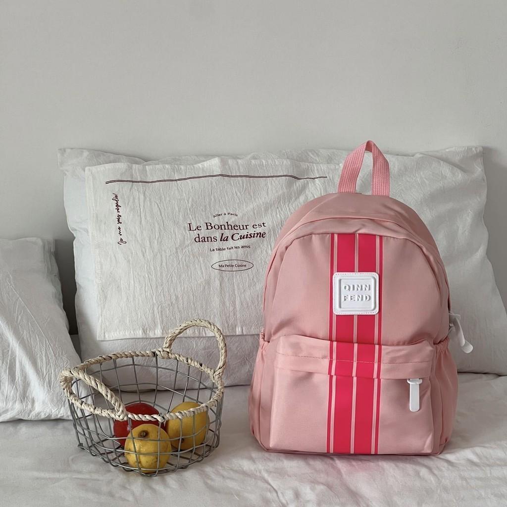 Stylish Colorful Large Capacity Nylon Backpack For Kids Unisex Fashionable School Bag