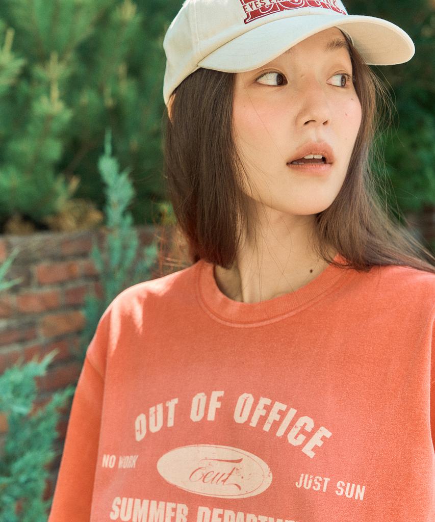 Iuteu Strikethrough Eeut Cap / Light Beige