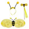 Animal Wing Halloween Costume Accessory Animal Role Play Wing Headband Wand for Women Kid Halloween Masquerade Cospaly