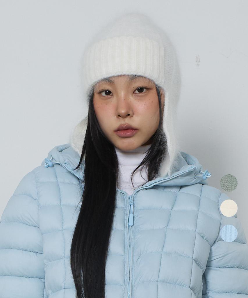 CHICKS Blur Angora Trooper Hat (3 Colors)
