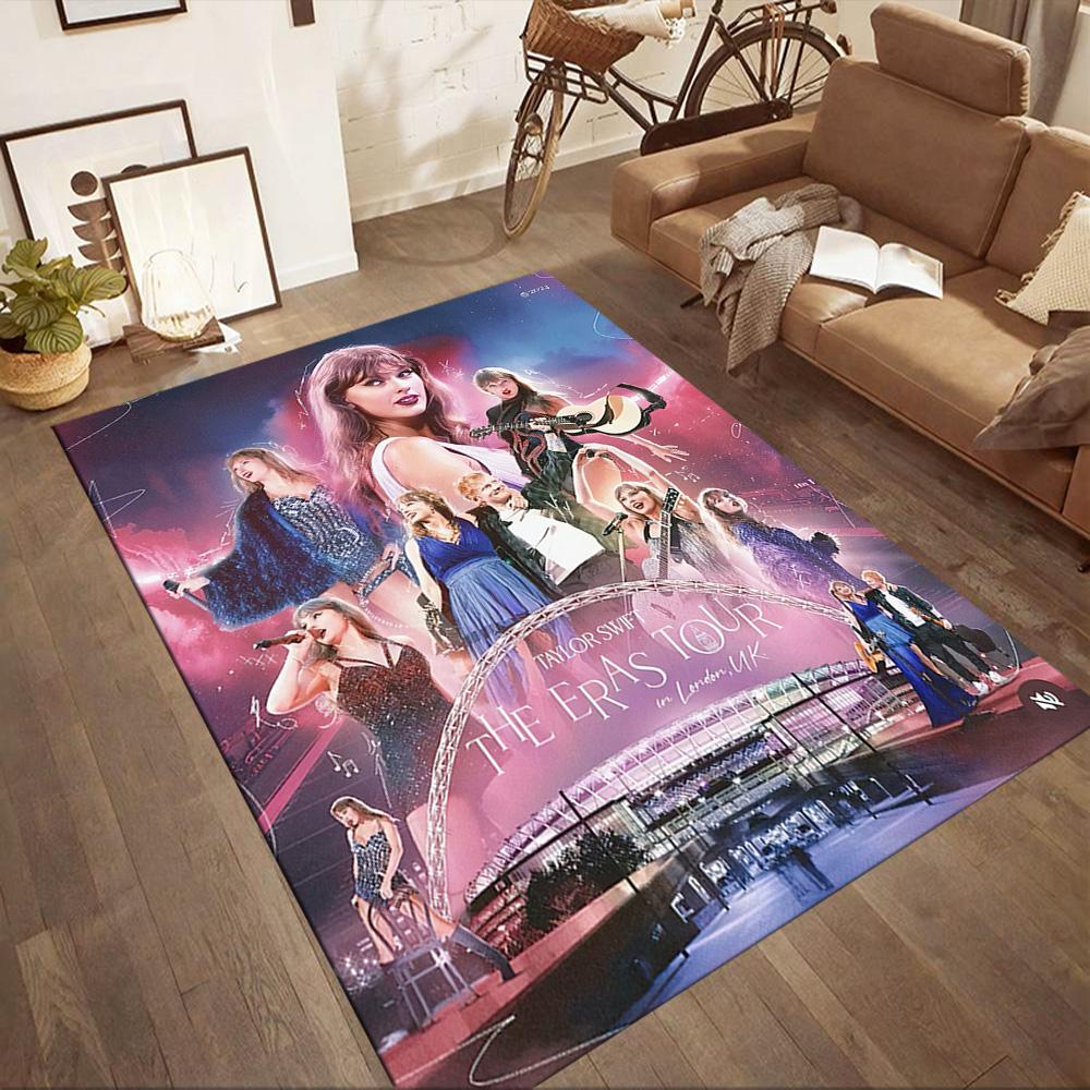 Taylor Swift's Era Tour Square rugs are a great choice for living rooms, bedrooms, home décor, and as gifts.