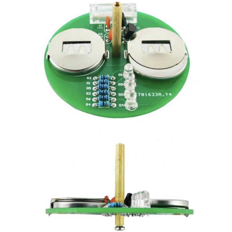 Kit electronic bricolaj LED Gyro Kit de sudare bricolaj Lanternă rotativă Componente în linie Proiect de sudare electronică bricolaj(fara baterie)