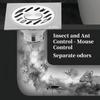 Household Round Floor Drain Core Anti-Odour Sealing Stopper Anti-Backflow Drainage Replacement for Balcony Bathroom Laundry Sink
