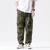 Camouflage Overalls Loose Straight-leg Pants Show Height Men's Casual Trendy Brand Trousers High-end Men's Outdoor Pants