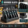 6 Slot Tool Storage Rack Plastic Hand Tool Holder Portable Desktop Tool Tray  For Screwdriver