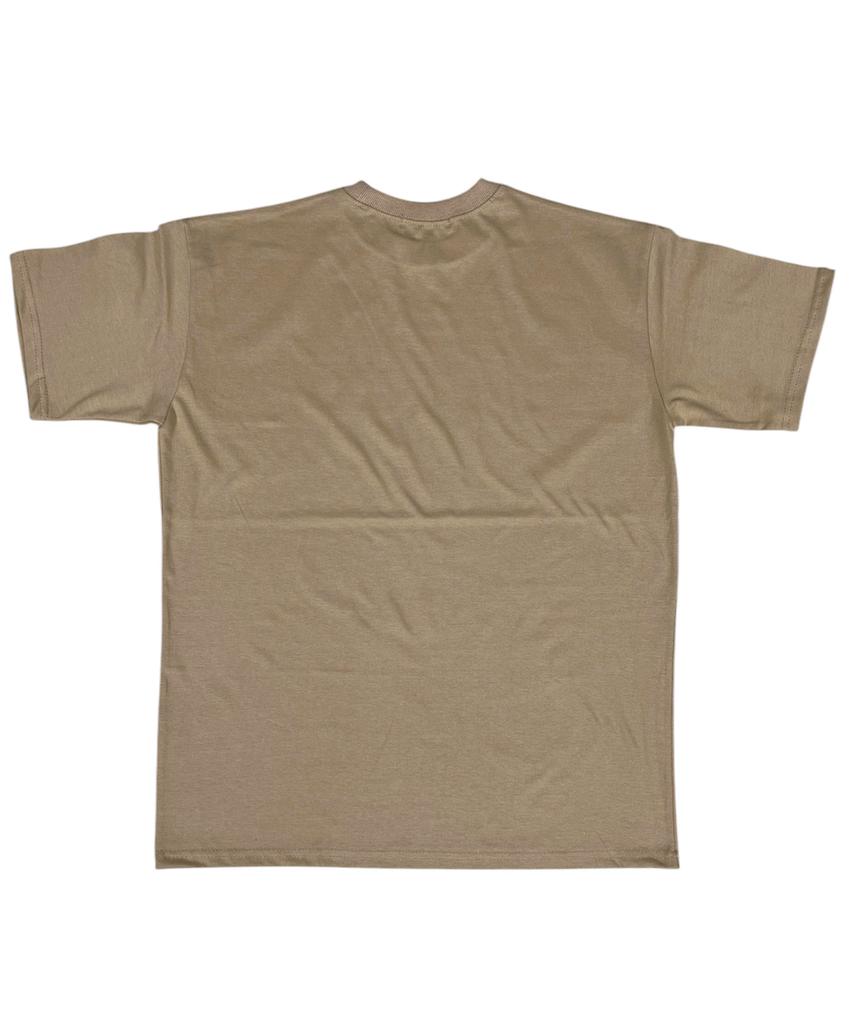 SK8ER ROCK Dirty Graffiti T-Shirt ((Beige ))