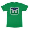 HARTFORD WHALERS EHEMALIGE NHL OLD TIME HOCKEY Herren T-Shirt