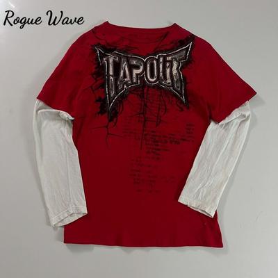 RogueWave 2000s Graphic T Shirts Y2K Hip Hop Harajuku High Steet Plus Size Loose Shirt Fashion Clothing