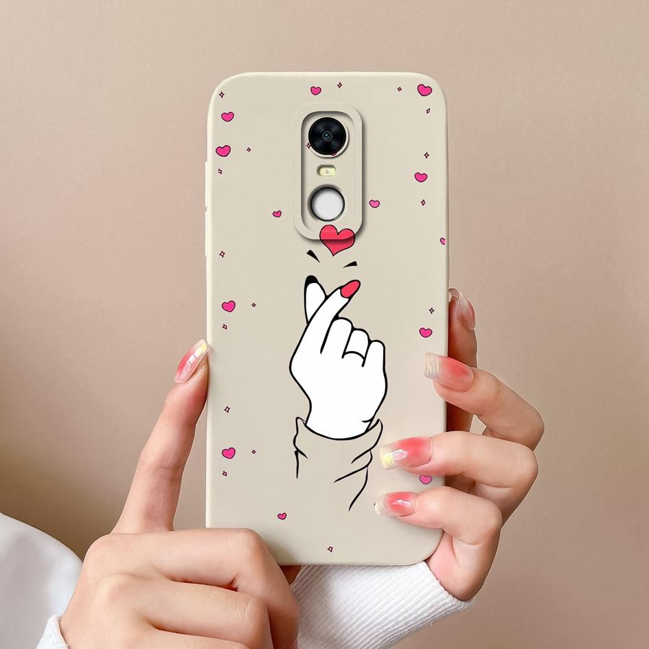 For Redmi Note 5 7 7S 8 9 9S 9T 10 10S 10T K80 Pro Max Plus Phone Cases Fashion Love Heart Pattern Liquid Silicone Protective Covers For Redmi Housing